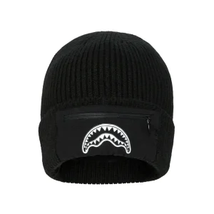 Gorro Sprayground black pocket