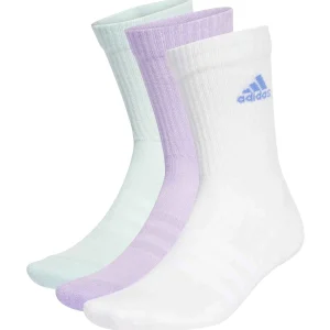 Pack 3 pares calcetines Adidas cusioned crew multicolor