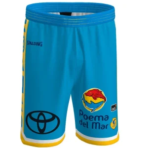 Short Baloncesto Gran Canaria Segunda Equipacion Azul Spalding 2025-26