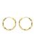 18K AROS ORO AMARILLO HUECOS