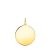 18K CHAPA DISCO ORO AMARILLO