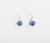 PENDIENTES PLATA Y ESMALTE CONCHA MINI AZUL DE FINK ORFEBRES T139145