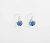 PENDIENTES PLATA Y ESMALTE CONCHA MINI AZUL DE FINK ORFEBRES T139145