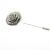 BROCHE ALFILER DE PLATA EN FORMA DE FLOR