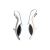 Pendientes Gancho de Plata y Azabache Fink Orfebres