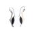 Pendientes Gancho de Plata y Azabache Fink Orfebres