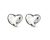 Uno de 50 PENDIENTES UNO HEART