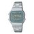 Reloj Casio Digital Vintage Plateado esfera azul | A168WA