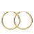 18K AROS ORO AMARILLO REDONDOS