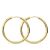 18K AROS ORO AMARILLO REDONDOS
