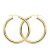 18K AROS REDONDOS HUECOS