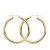18K AROS REDONDOS HUECOS