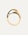 Anillo Bamboo de plata chapada