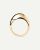 Anillo Bamboo de plata chapada
