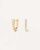 Pendientes Rise de plata