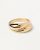 Anillo Desire de plata chapada