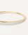 Aro Pulsera de Plata Chapada