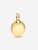 Charm Colgante Grabable Etiqueta Redonda