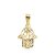 18K COLGANTE ORO AMARILLO MANO