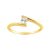 18k Solitario oro amarillo