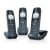 GIGASET AS405 trio Telefono inalambrico con pantalla 1.8″ Negro