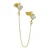 Pendientes con cadena y garras