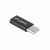 LANBERG AD-UC-UM-02 Adaptador microUSB->tipoC negro