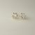 Pendientes de Oro Blanco con circonita