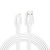 T-PHOX Nets Cable USB lightning blanco 1.2mts T-L801