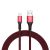 T-PHOX Jagger Cable USB microUSB 2.4A 1mts rojo T-M814