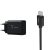 T-PHOX Mini Cargador 5V 2.4A+cable microUSB negro T-S01