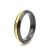 Anillo de zirconio y oro amarillo