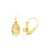 18K Par pendientes oro