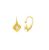 18K Par pendientes oro