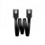 NANOCABLE Cable SATA III 6G con anclajes Negro 0.5m 10.18.1001-BK