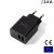 COOL D-010 Adaptador de Red  2xUSB 2.4A Negro