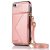 IPHONE 7 Carcasa c/ cartera y colgante Rosa iphone 8