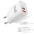 COOL D-025 Kit 2en1 Adaptador de red + cable Lightning 2.4A 1.2m Blanc