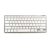 IGGUAL TKL-BT Teclado Slim Bluetooth silencioso Plata IGG316788