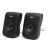 IGGUAL IGG316993 Altavoces 2.0 minijack + USB 6W 1.2m Negro