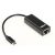 IGGUAL IGG317693 Adaptador USB Tipo C a RJ45 Gigabit 15cm Negro