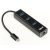 IGGUAL IGG317709 Hub Tipo C x 2 puertos USB 3.1 + RJ45 Negro