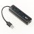 IGGUAL IGG317877 HUB tipo A x 4 USB 3.1 + RJ45 15cm Negro Carbon