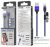 MOVETECK TB1237 Cable de datos magnetico 3en1 MicroUSB+IPX+Type-C azul