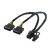 AISENS A131-0165 Cable alimentacion tarj.grafica 2xmolex a PCIe 6+2pin