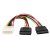 CABLEXPERT CC-SATA-PSY Cable alimentacion molex a 2 SATA 15cm