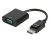 CABLEXPERT Adaptador Displayport a VGA 1080p 60Hz Negro A-DPM-VGAF-02