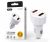 MOVETECK AT997 Cargador de coche 2xUSB 3.4A Blanco 0052431