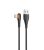 QCHARX London Cable USB tipo C acodado 3A 1mts negro QCHLON2