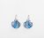 PENDIENTES PLATA Y ESMALTE CONCHA MINI AZUL DE FINK ORFEBRES T139145